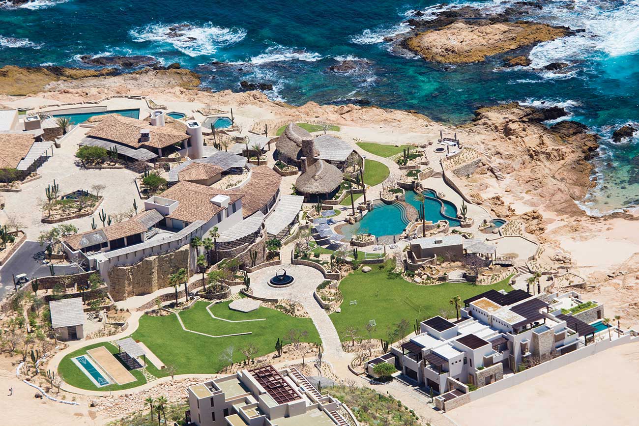 Maravilla Los Cabos aerial view private beach club luxury residences Sea of Cortez
