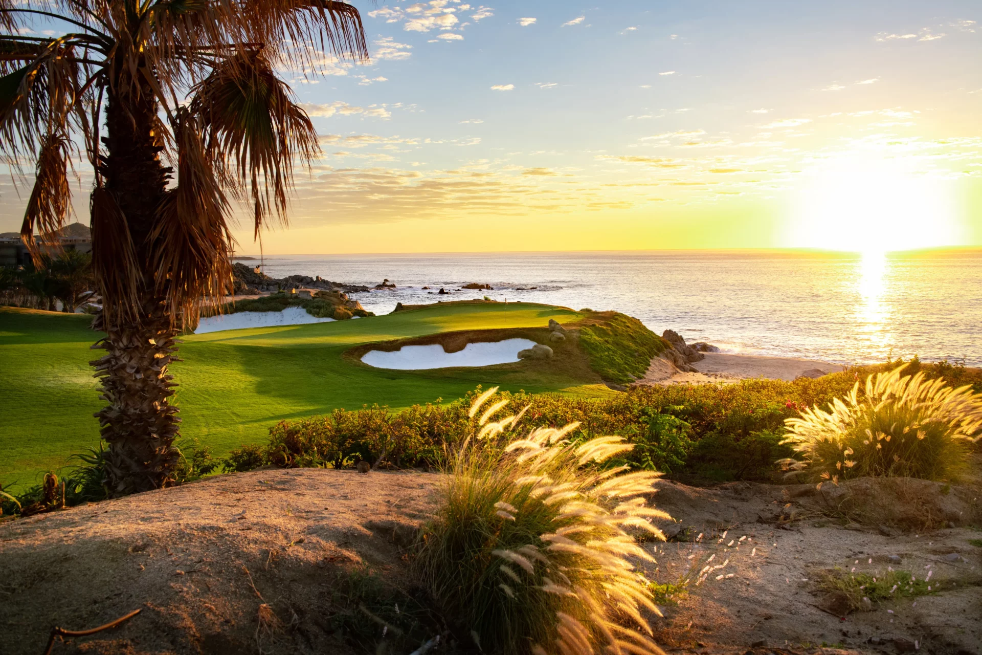 Oceanfront golf hole at Cove Club, Four Seasons Private Residences, Cabo del Sol