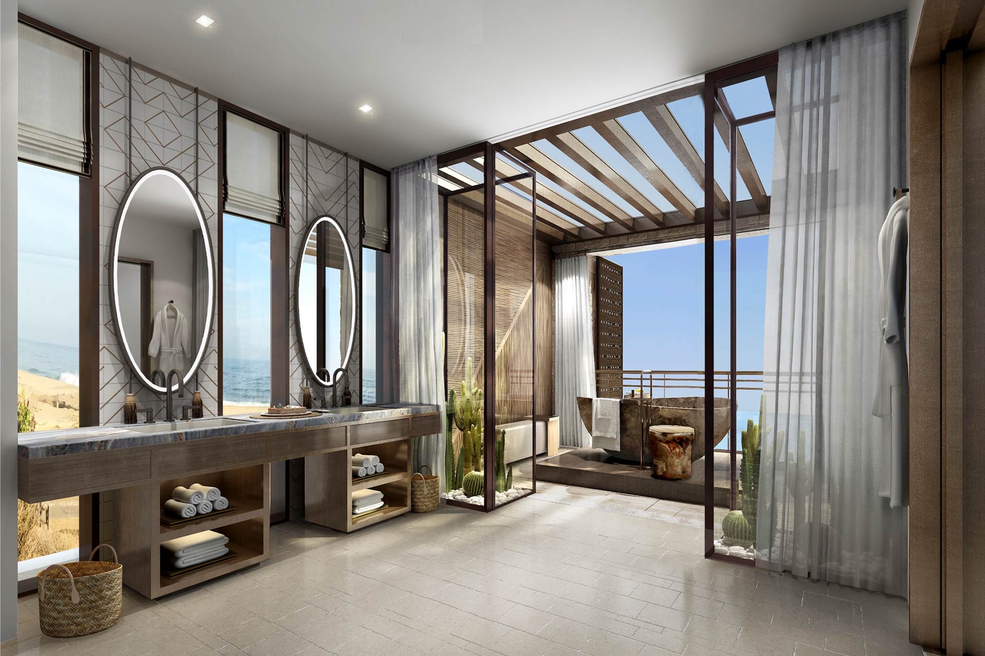 Ocean-view residence interior at The Residences at The St. Regis Los Cabos, Quivira