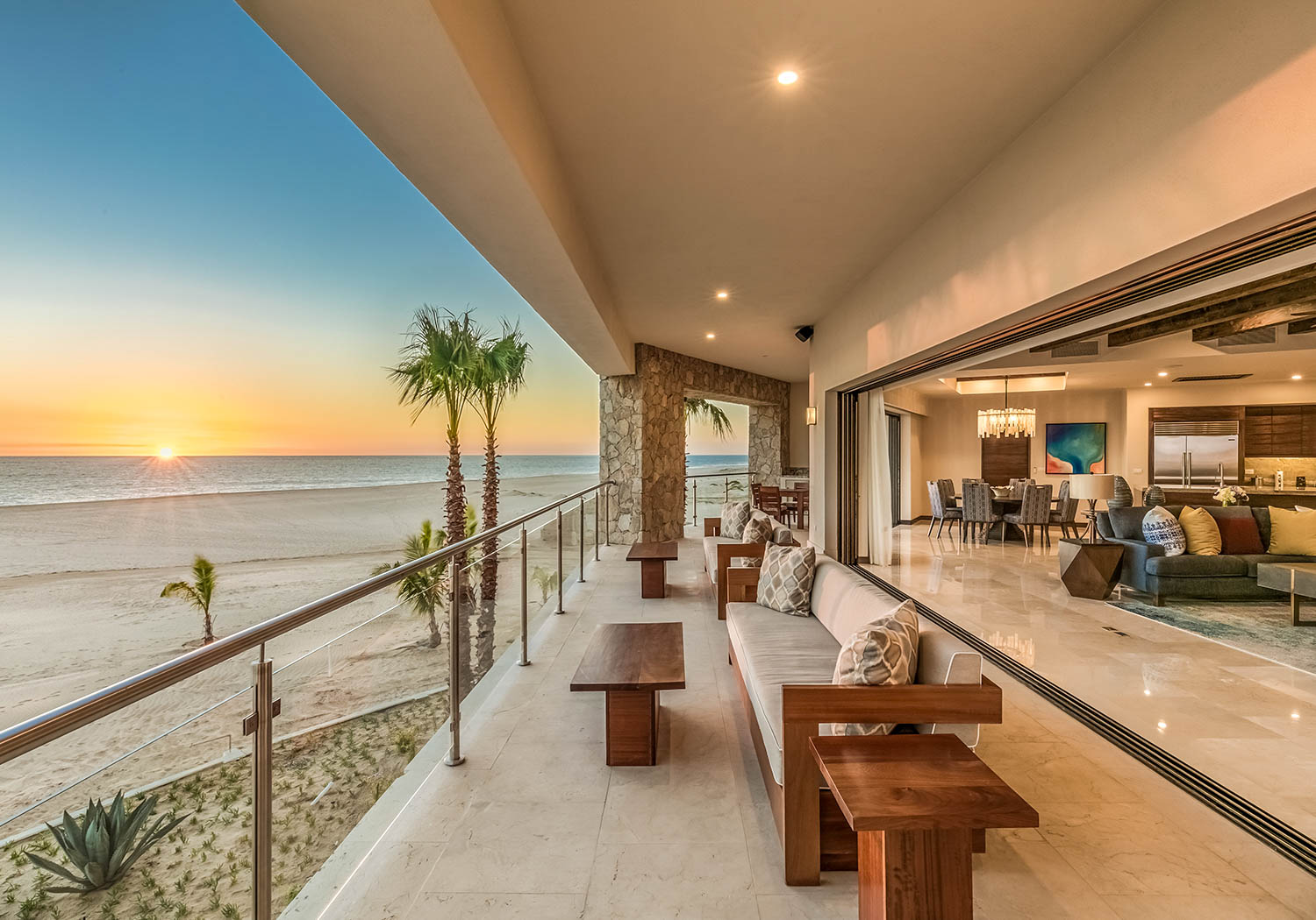 OCR residence terrace at Diamante overlooking the Pacific